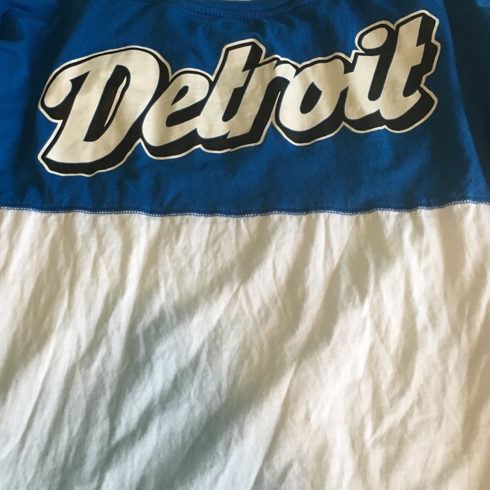Detroit Lions 1/4 sleeve t-shirt